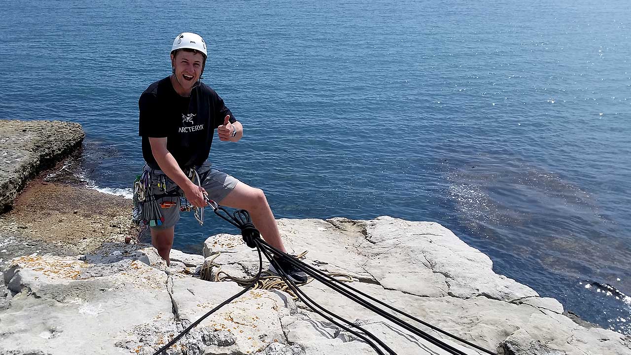 rock climbing instructor assessment
