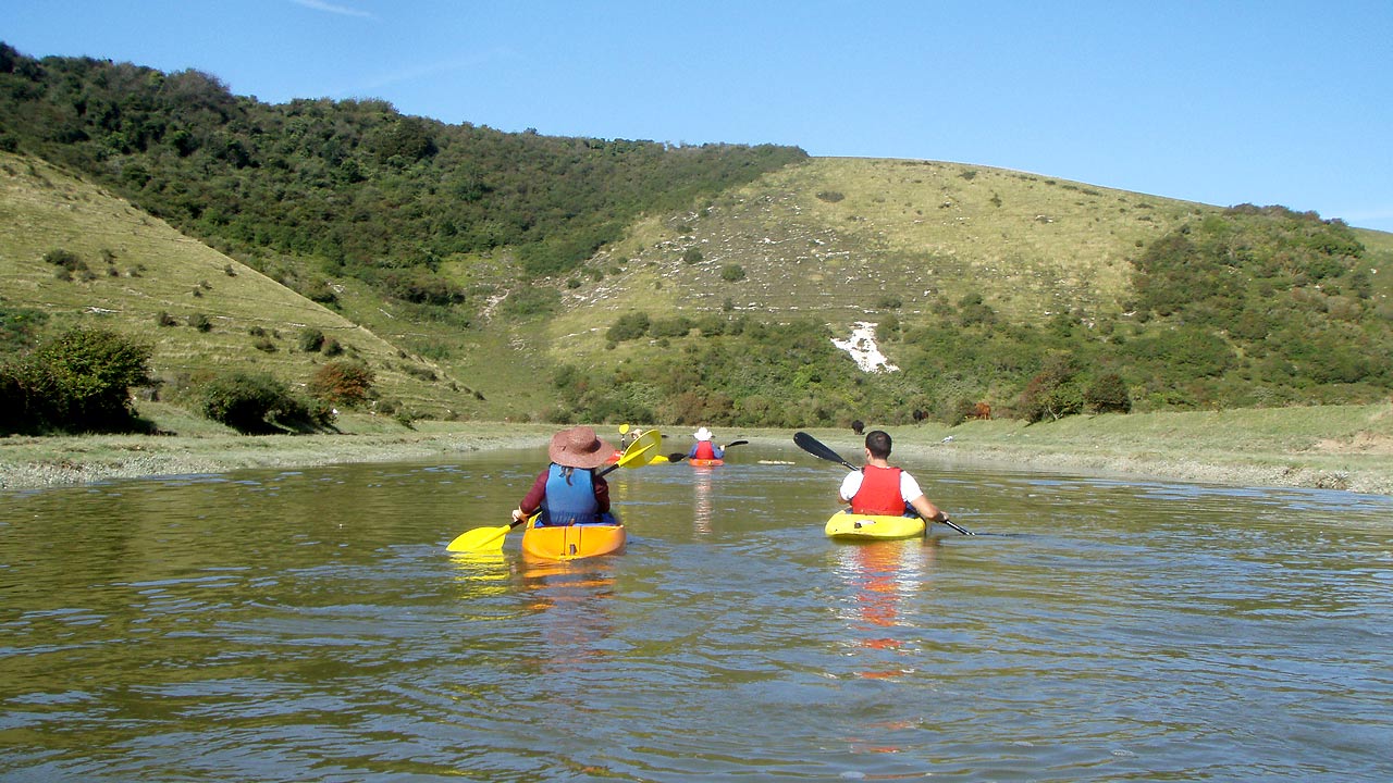 kayaking river cuckmere sussex