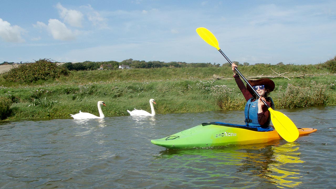 kayaking river cuckmere sussex