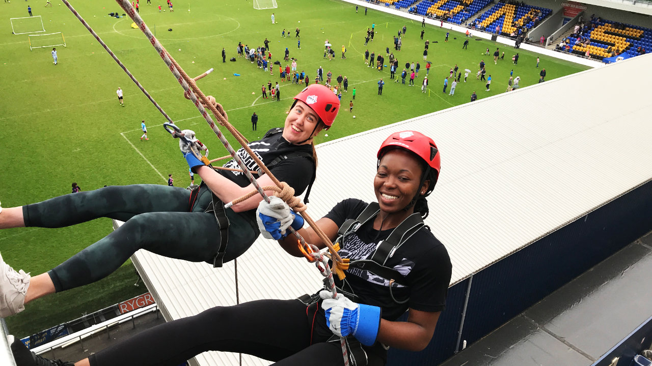 abseiling charity events