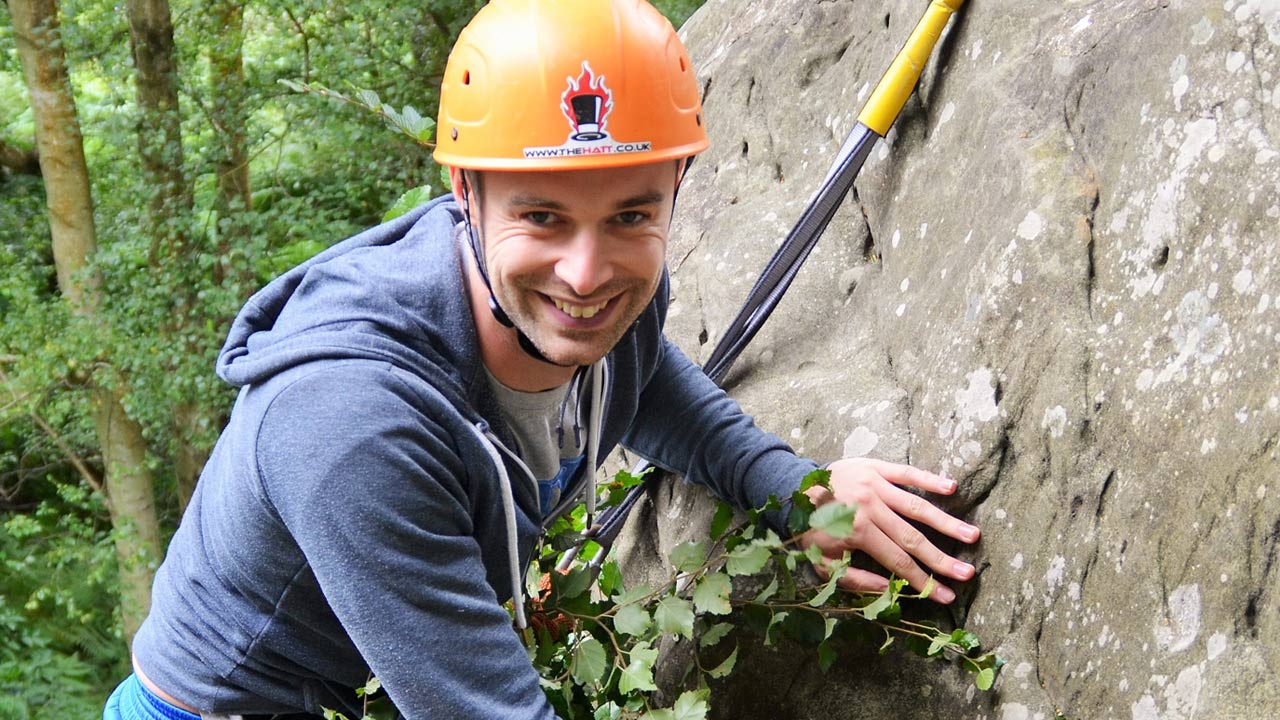 Rock climbing and abseiling
