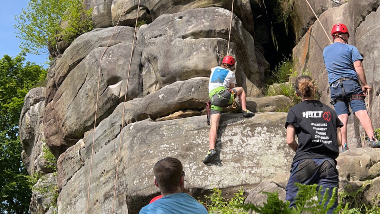 adult rock climbing club