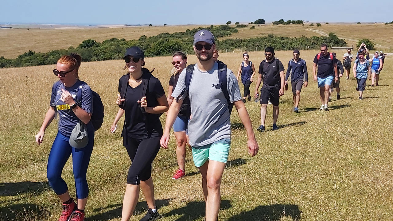 south downs km walking challenge sussex