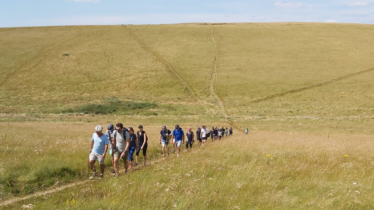 south downs km walking challenge sussex