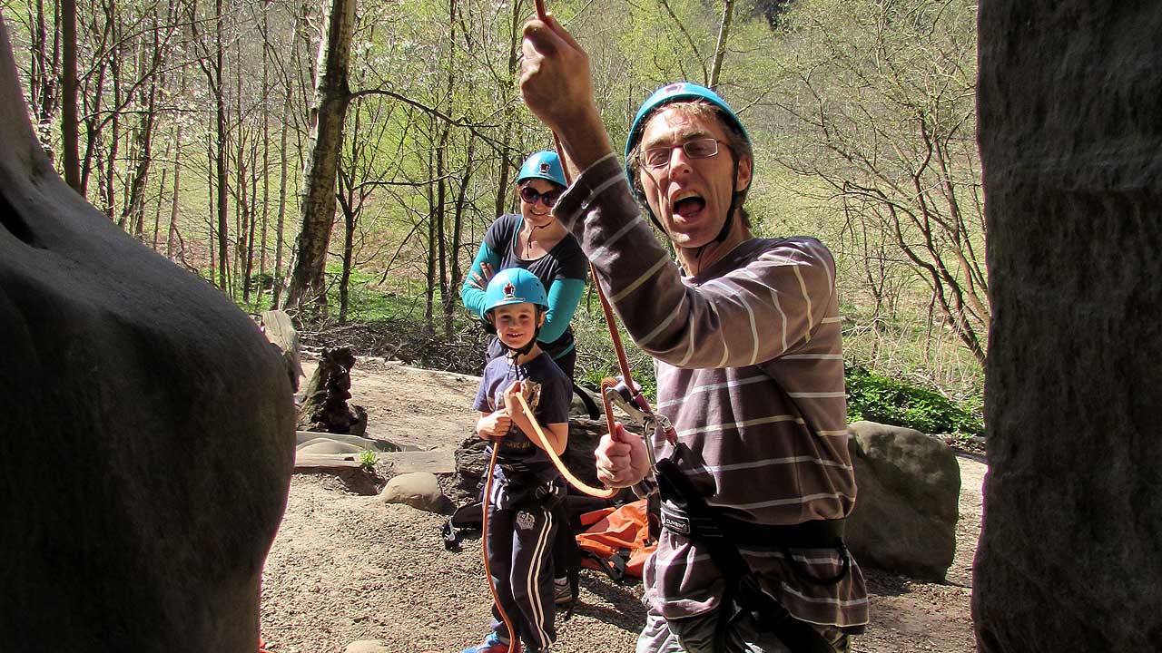 family rock climbing courses