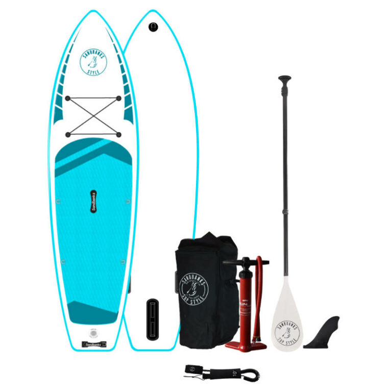 Sandbanks Elite Turquoise 10'6'' iSUP Paddleboard Package - Hatt Equipment