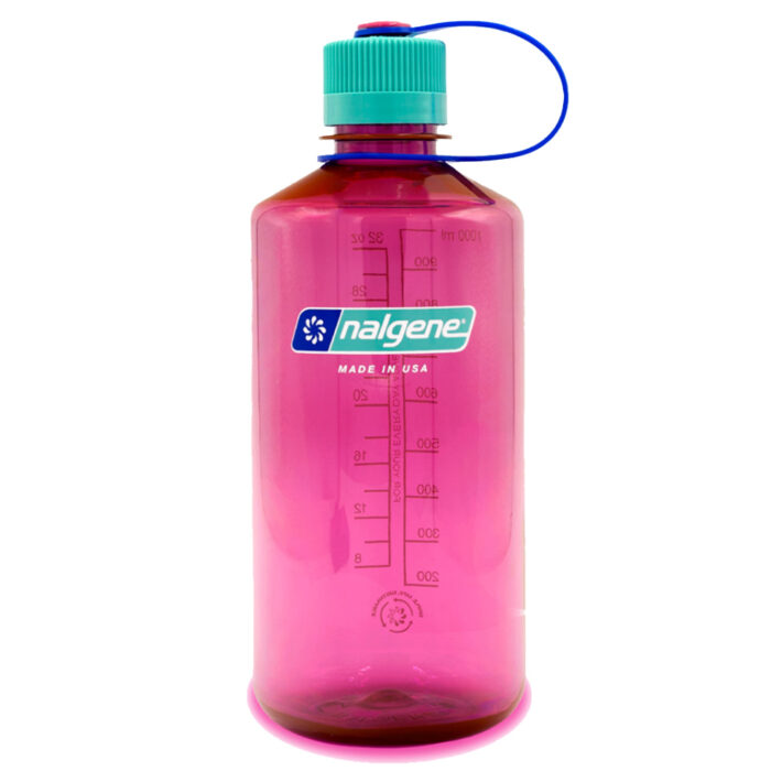 ElectricMagenta NarrowMouth 1L Nalgene Bottle Front View