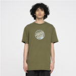 Santa Cruz Retreat Dot Front T-Shirt Moss