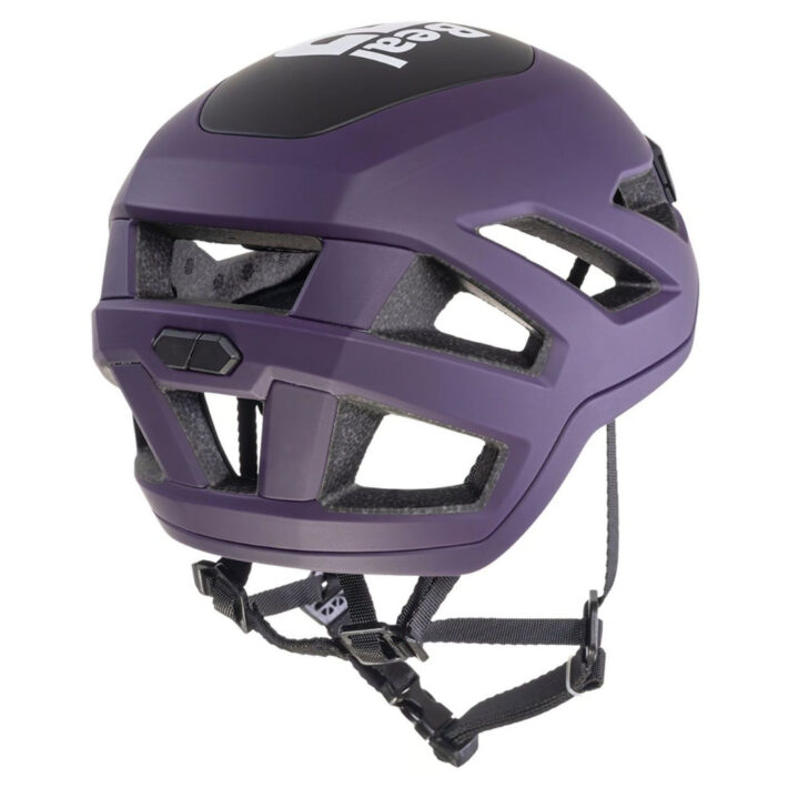 Beal Indy Purple Helmet, Image showing back and side of helmet