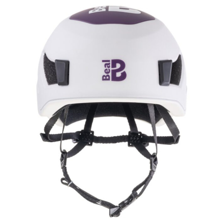 Beal Indy white Helmet, Image showing front of helmet