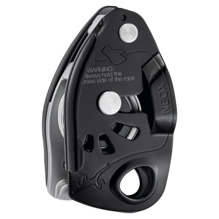 Petzl Neox, Colour Black, Image shows the front of the devise