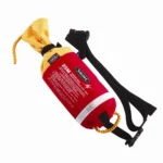 Yak Throw Bag 25M, Image shows the bag stuffed and a removable waist belt