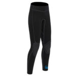 Palm Quantum Womens Pants in Black. Front Image.