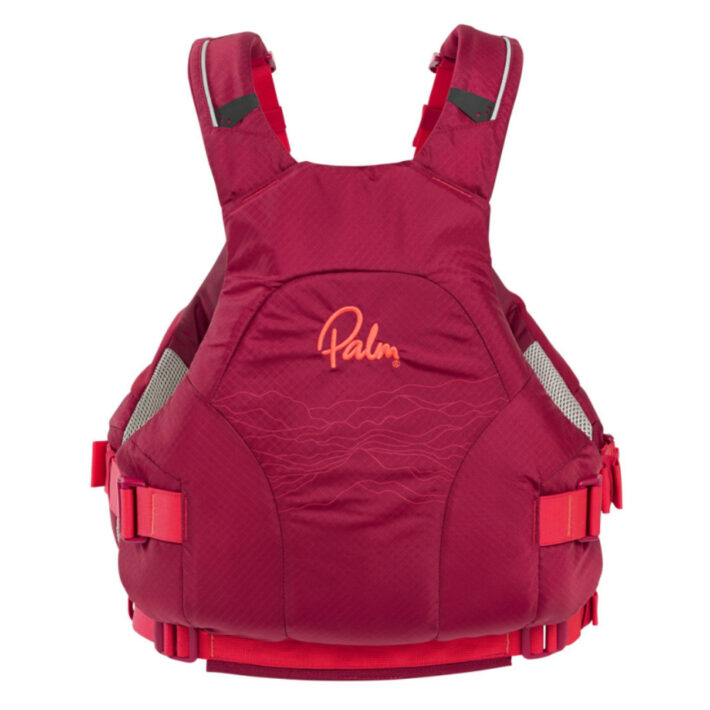 Palm Riff PFD in Chili. Front Image.