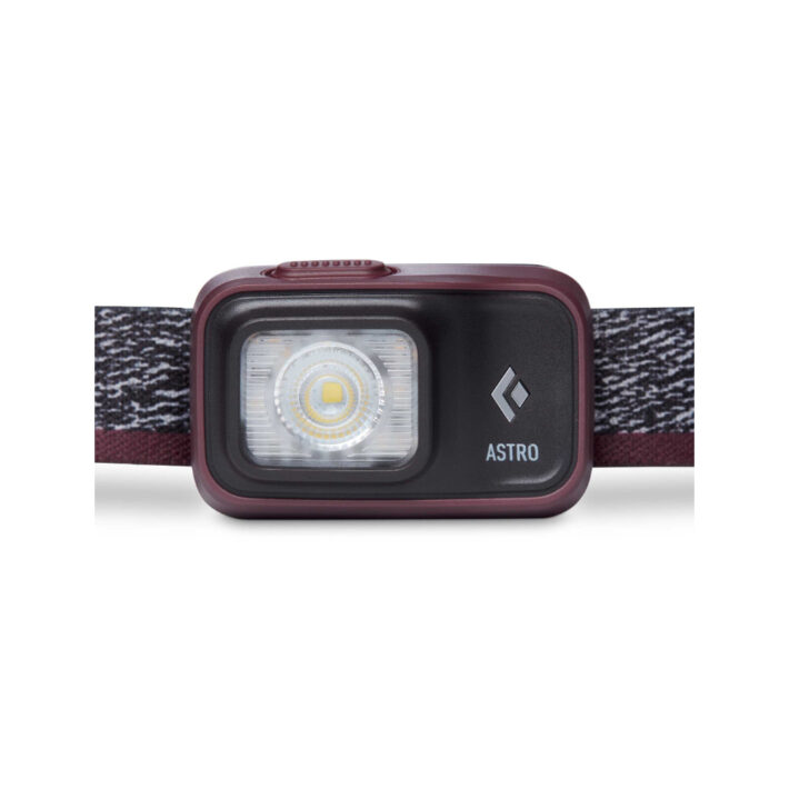 black diamond Astro 300 Headlamp bordeaux close up