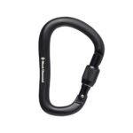 black diamond RockLock Screwgate Carabiner in black