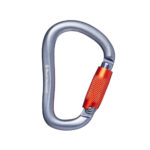 black diamond RockLock twistlock Carabiner in grey