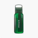 front image of the lifestraw go 1L in Green